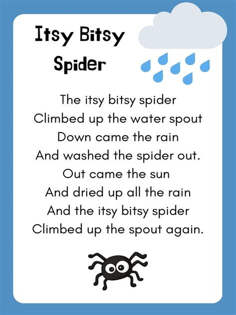 the itsy bitsy spider|the itsy bitsy spider pdf.